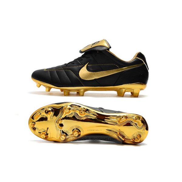 Nike Tiempo Legend R Elite FG Negro Oro